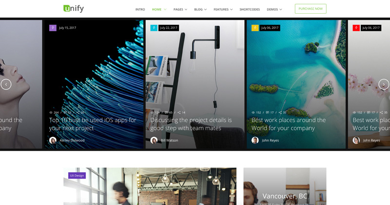 新聞資訊網頁設計